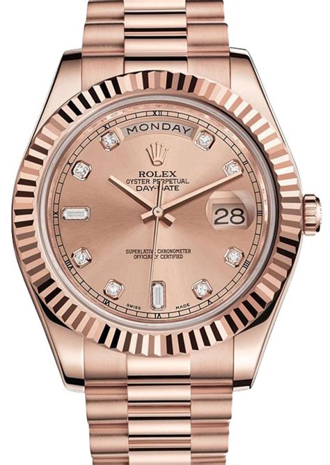 rolex president rose gold replica|rose gold presidential rolex price.